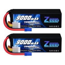 2x Zeeee 22,2 V 9000 mAh 6 S batteria LiPo EC5 100C per elicottero aereo RC Arrma