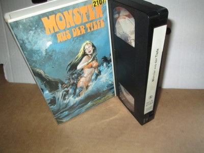 VHS - MONSTER AUS DER TIEFE - Jim Mitchum - VMP RARITÄT