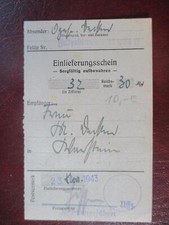 (X1411) Einlieferungsschein FP-Nr. 13224 C 1943