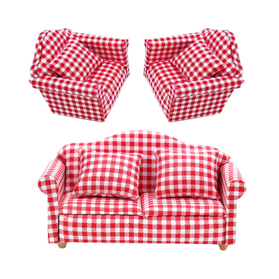 3 Sets Miniature Furniture Model Small Decor Home Decorations