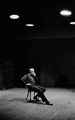 Swedish Actor Max Von Sydow On Stage in Stockholm 1960 OLD PHOTO
