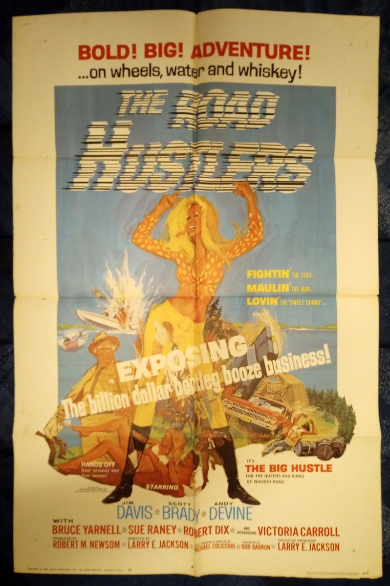 Road Hustlers 1968 Vintage 1-Sheet Poster Jim Davis Andy Devine