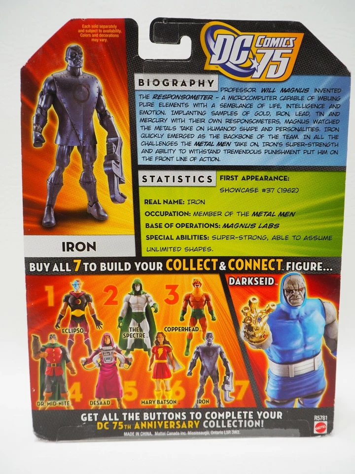 Figura 7 DC Universe Classics IRON Wave 12 CAC BAF Darkseid Mattel Foto 3 de 3