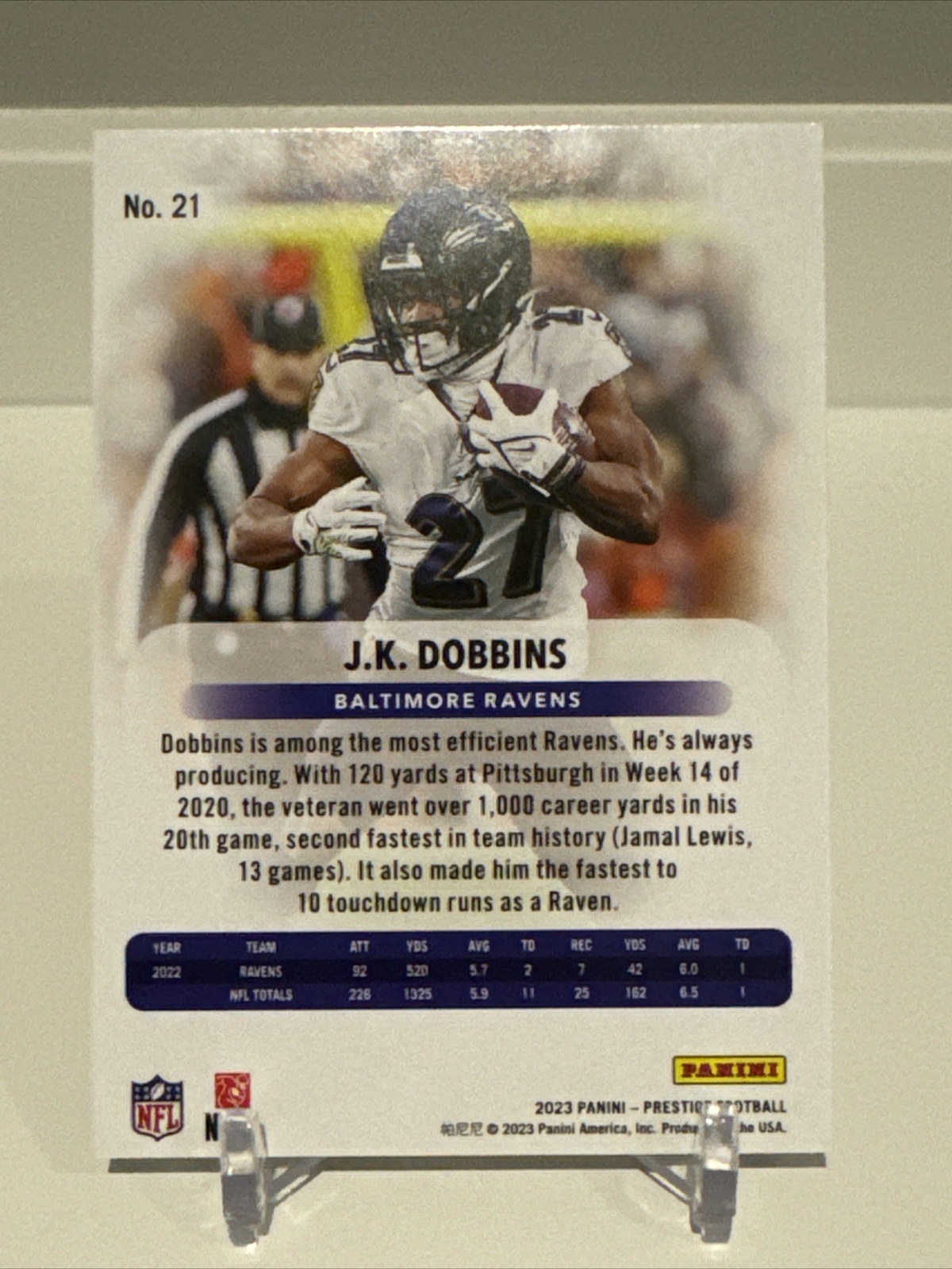 2023 Panini Prestige Football J.K Dobbins Xtra Points 21 Ravens eBay