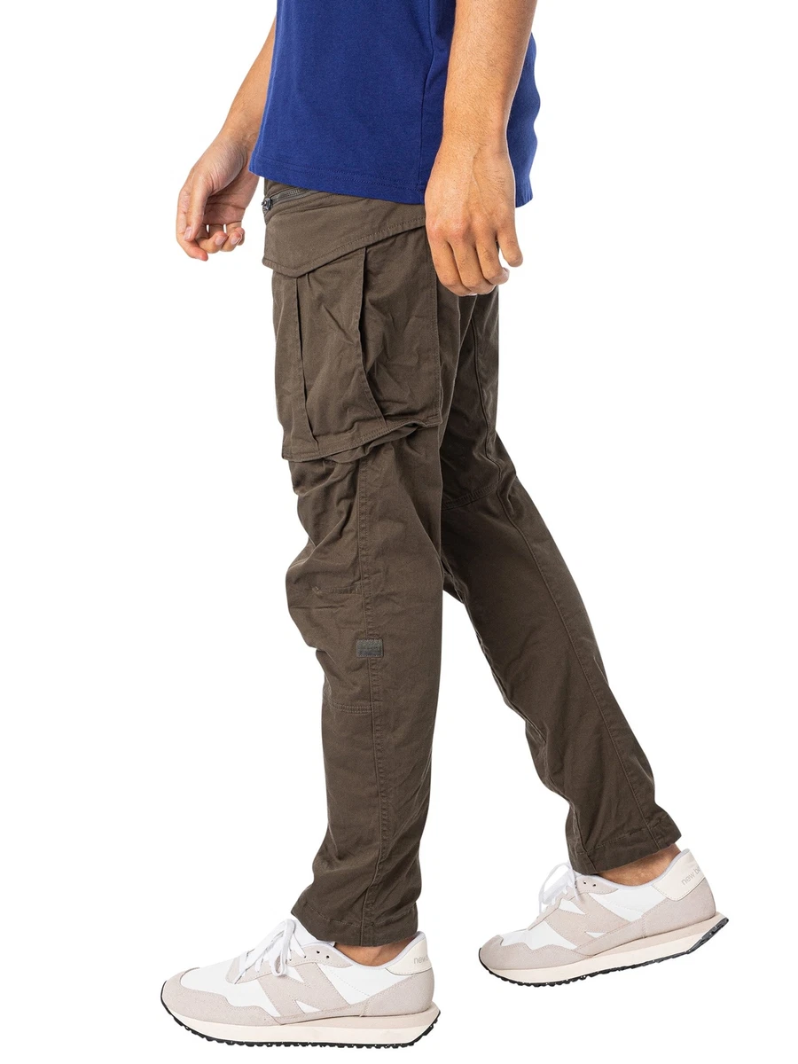 G Star RAW Men s Rovic Zip 3D Straight Tapered Cargos Grey eBay