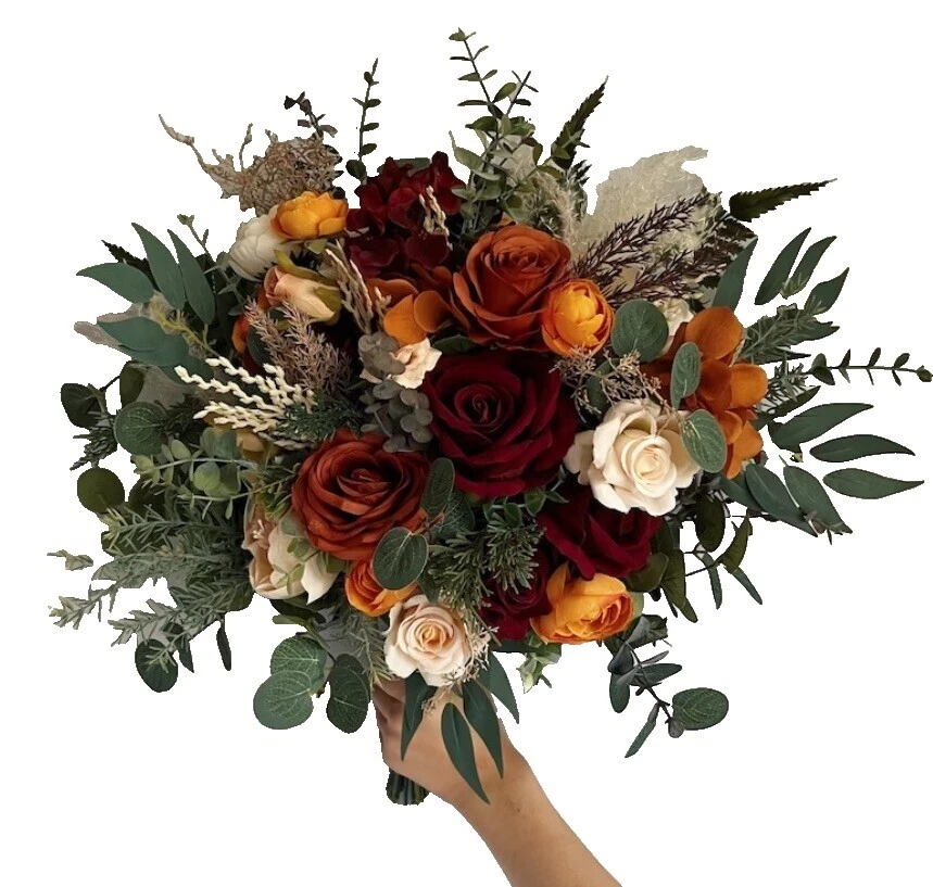 Las flores de la Boda de Seda Handmade, pétalos y Guirnaldas