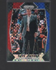 DAVE JOERGER     2017-18 PANINI PRIZM RED WHITE BLUE PRIZMS CARD #30