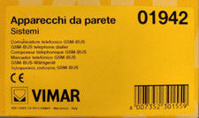 VIMAR 01942 - APPARECCHI DA PARETE - COMUNICATORE TELEFONICO GSM-BUS - VIW01942