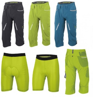 Karpos Casatsch Baggy 3/4 Fahrradhose m herausnehmbarer Innenshorts - 2500362