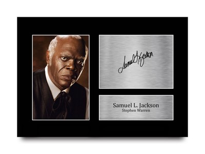 Samuel L. Jackson Django Unchained Printed Signed Autograph Picture for TV Fans