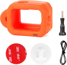 Floaty Case for Gopro Hero 12/11/ 10/9 Black, Floating Case with Long Screw