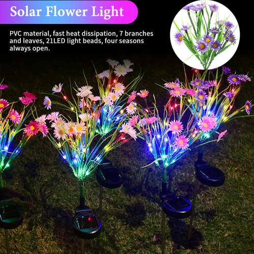 Solar Garden Lights Waterproof LED Lights Outdoor Lawn Garden Terrace Decoration - Picture 54 of 72