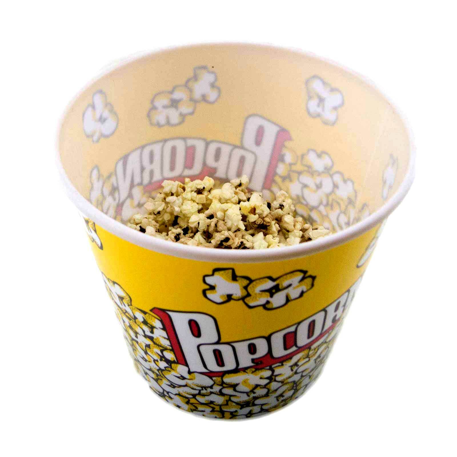 BULK Large Plastic Popcorn Bucket Super Bowl Home Theater Reusable