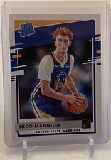 Nico Mannion Warriors 2020-21 PANINI Rated Rookie Basketball RC Card #245 🔥