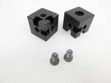 2x THORLABS RM1S 1" CONSTRUCTION CUBE SLOTTED CORNERS