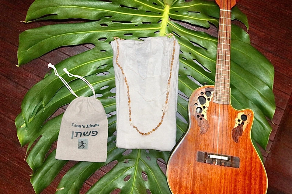 Camiseta sin mangas 100 % orgánica de lino tejido elástico crema para hombre XL hecha a mano personalizada nueva Foto 2 de 4