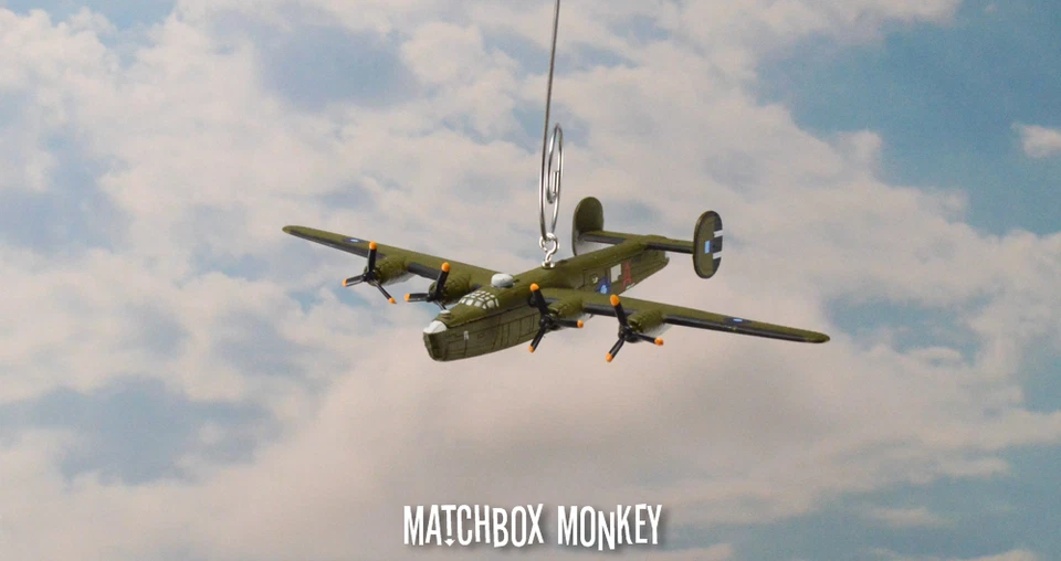 RAF Royal Air Force B-24D Liberator Segunda Guerra Mundial Adorno de Navidad Avión B24 B 24 Foto 4 de 4