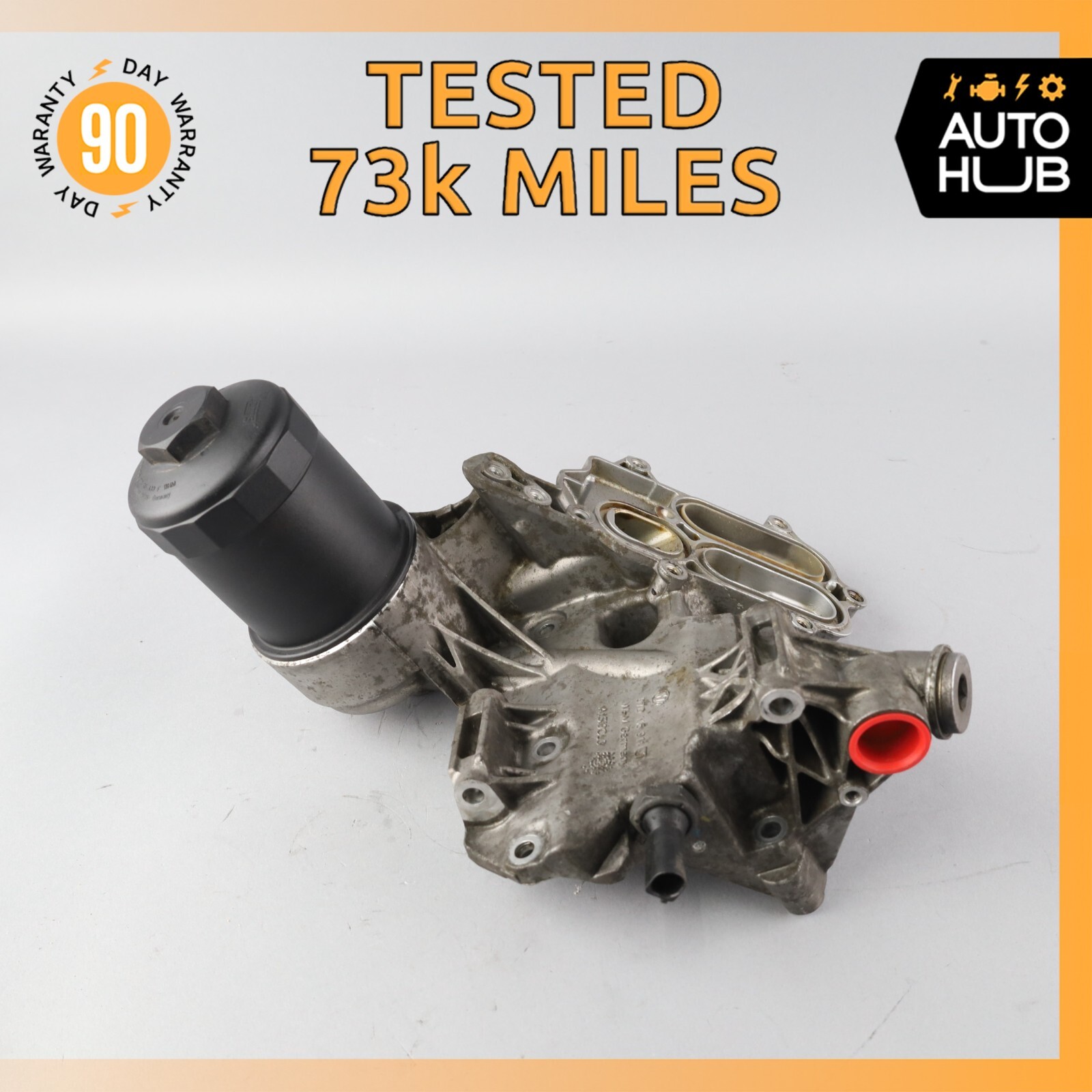 03-06 Bentley Continental GT Flying Spur Oil Filter Cooler Housing OEM 73k