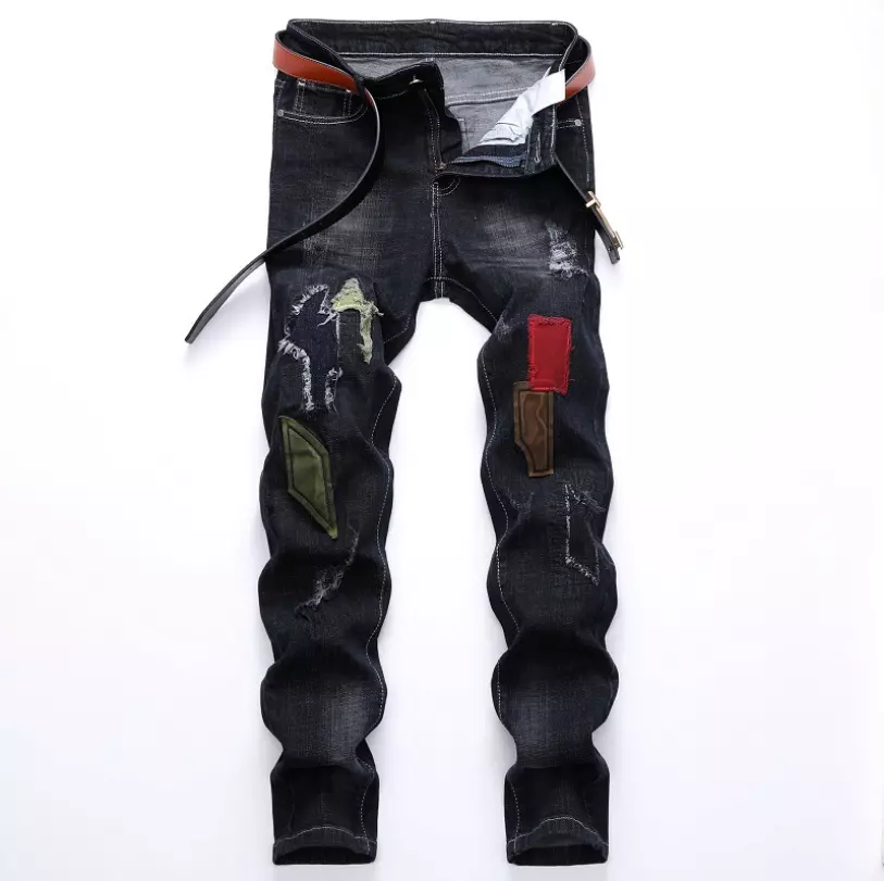 Designer biker store jeans
