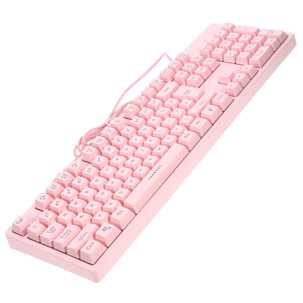 Luminous Mechanical USB Keyboard with Cool Lighting for Office Use