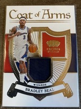 Bradley Beal 2022-23 Panini Crown Royale Coat of Arms Game Patch COA-BDV