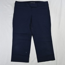 The Limited 8 Navy Blue Ideal Stretch Slim Cropped Womens Dress Pants