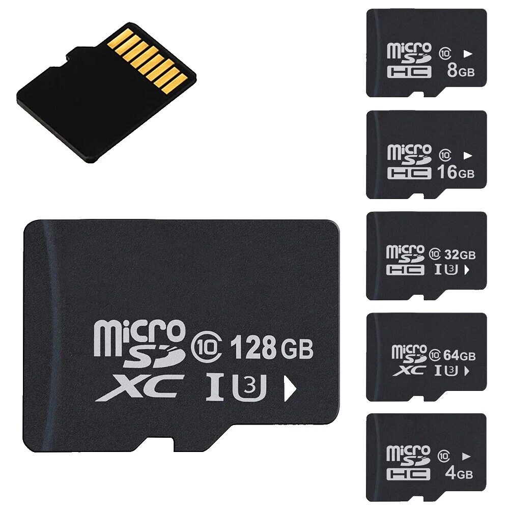8 GB Class 10 Cell Phone Memory Cards