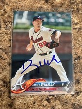 Daniel Winkler Signed 2018 Topps Update Auto Atlanta Braves # US93