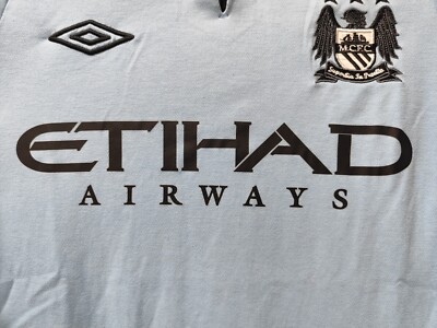 Maillot Manchester City Domicile 2012/2013 - Taille S (US8) - Umbro - Occasion Très Bon état