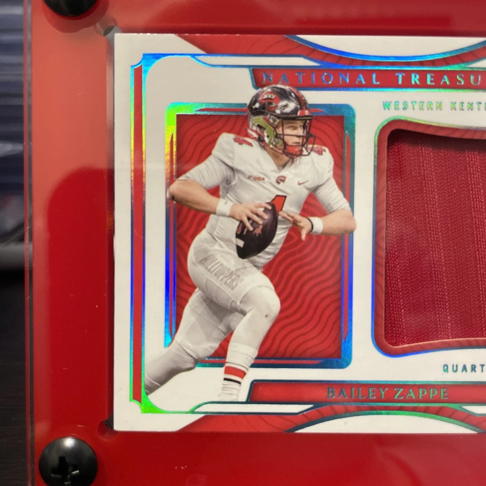 2022 bailey zappe RPA national treasures booklet! #22/25! card no.SB-BZA clean! - Image 3 of 4