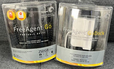 Seagate 2-Pkg FreeAgent Go Portable Drive 250 GB w/ FreeAgent Go Dock Brand-New