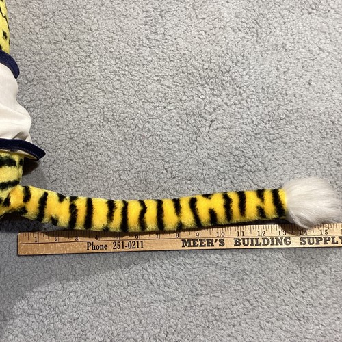 Aubie The Tiger Plush Auburn University Mascot 1986 Vintage - Picture 7 of 11