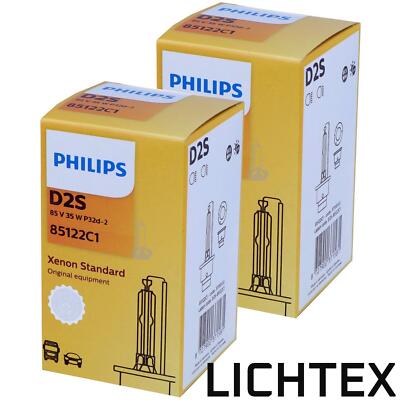 PHILIPS D2S 85122C1 Standard Xenon Scheinwerfer Lampe Original NEW OVP BG