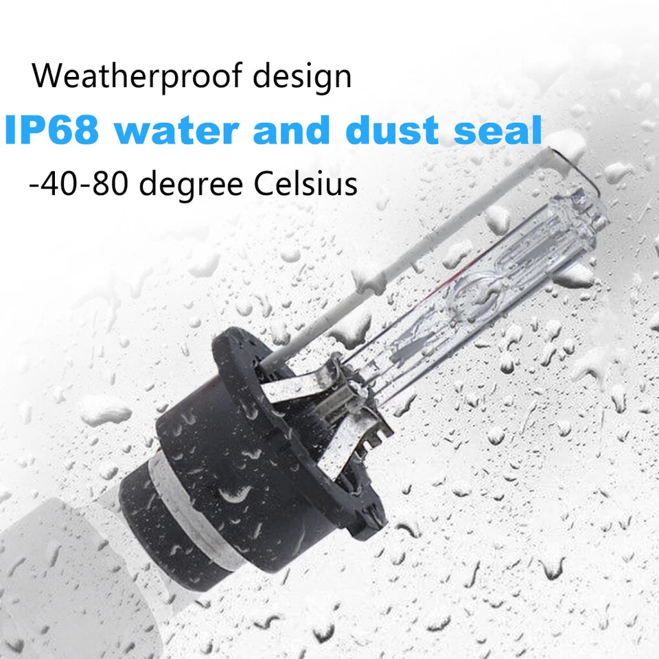 D2S HID 10000K Headlight Replacement Bulbs for 2002-2007 Land Rover Range Rover - Image 4 of 4