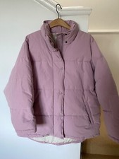 Beautiful Brand New American Vintage Puffer Jacket In Lilac In Xs/s