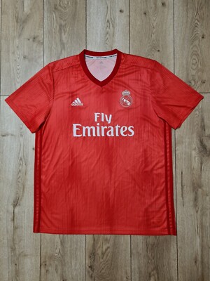 REAL MADRID 2018 2019 THIRD FOOTBALL SHIRT SOCCER JERSEY PINK szXL