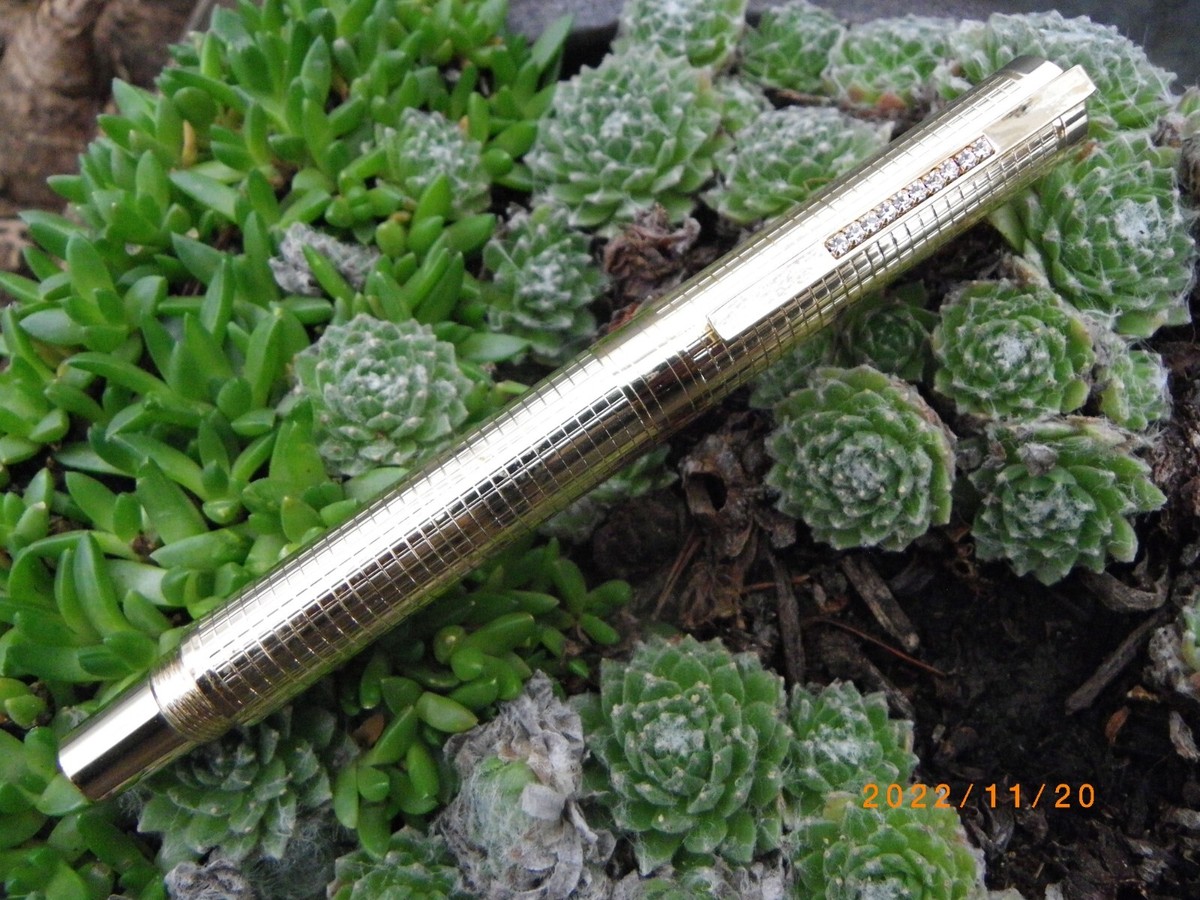 Stylo Plume Vintage Moulin Rouge - Pointe Diamant Dorée 65g - Neuf De Stock Jamais Encré