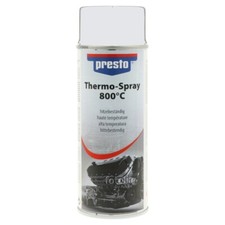 Presto Thermo Lack Spray silber hitzebeständig bis 800 Grad, 400 ml Auspufflack