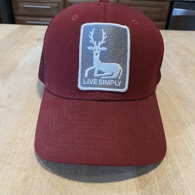 Patagonia Live Simply Deer Trucker Hat - Excellent - Vintage & Rare - 2010
