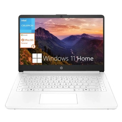 HP 14'' Business Laptop,Intel Celeron N4500,4GB RAM,64GB eMMC,1-Year Office 365