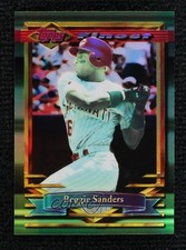 1994 Topps Finest Refractor Reggie Sanders #43 0o3x