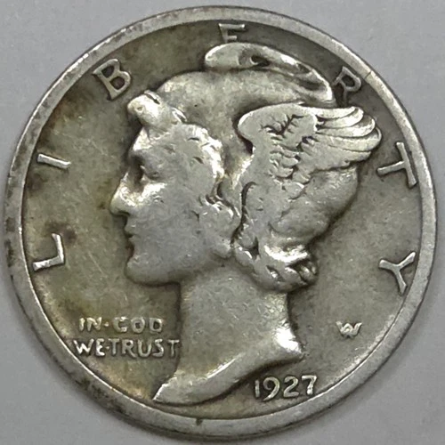 New Listing1927-D Mercury Dime (Lot#1)