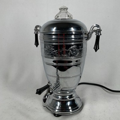 Vintage Forman Family 4 Man Nautical Ship Percolator Coffee Pot Maker Brass 5212