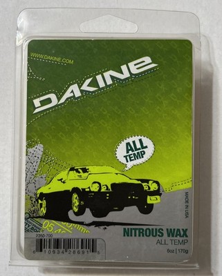 DAKINE ~ Nitrous All Temp Hot Wax 6 oz. 170g ~ Snowboard Accessory - New Opened