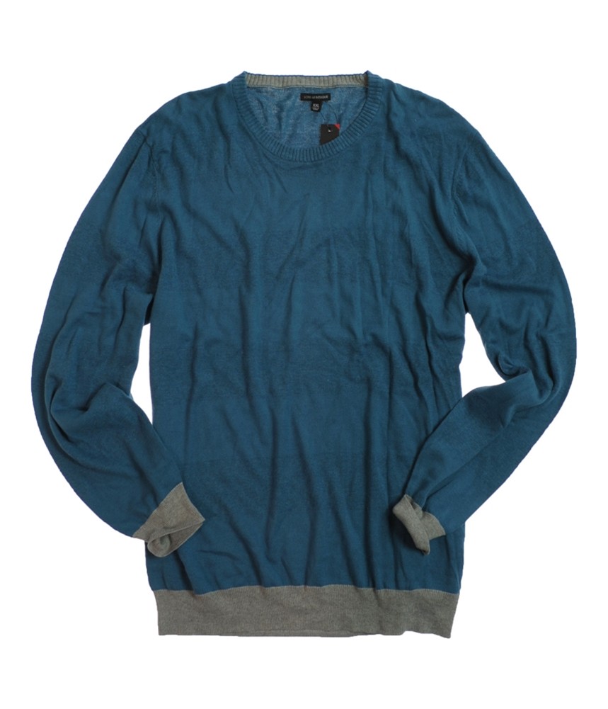 Мужской вязаный свитер Sons of Intrigue прямого кроя, Синий, Средний