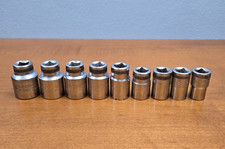 Stahlwille 3/8" Drive Metric 12 Point Chrome 9 Piece Socket Set Made in Germany