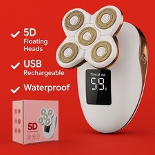 2-in-1 Electric Razors for Women, Wet/Dry 5D Razor  Hair Trimmer