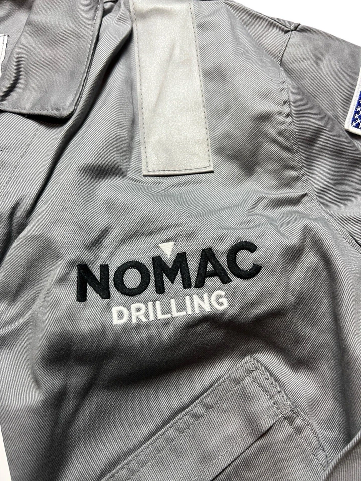 NWT  Crude FR Flame Resistant Coveralls Oil Gas Fire  Gray Men's 52X30 - Image 4 of 4