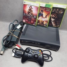Microsoft Xbox 360 Elite Console 120GB Black With Controller And Games Bundle