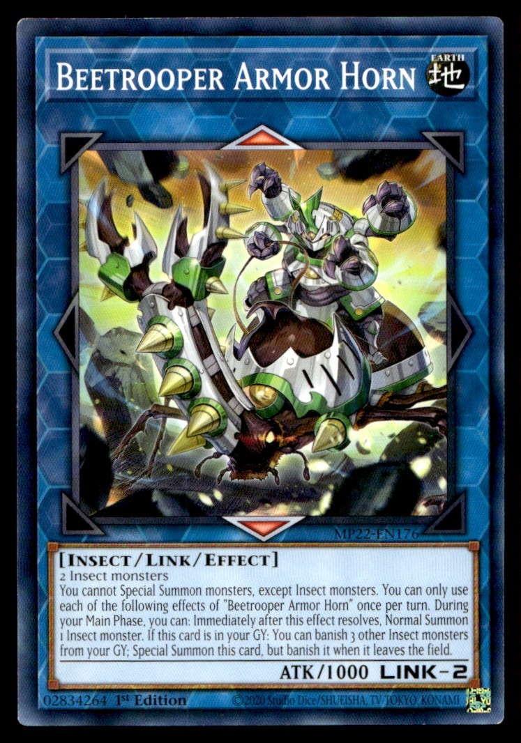 Beetrooper Armor Horn - MP22-EN176 - 1st Editon - YuGiOh